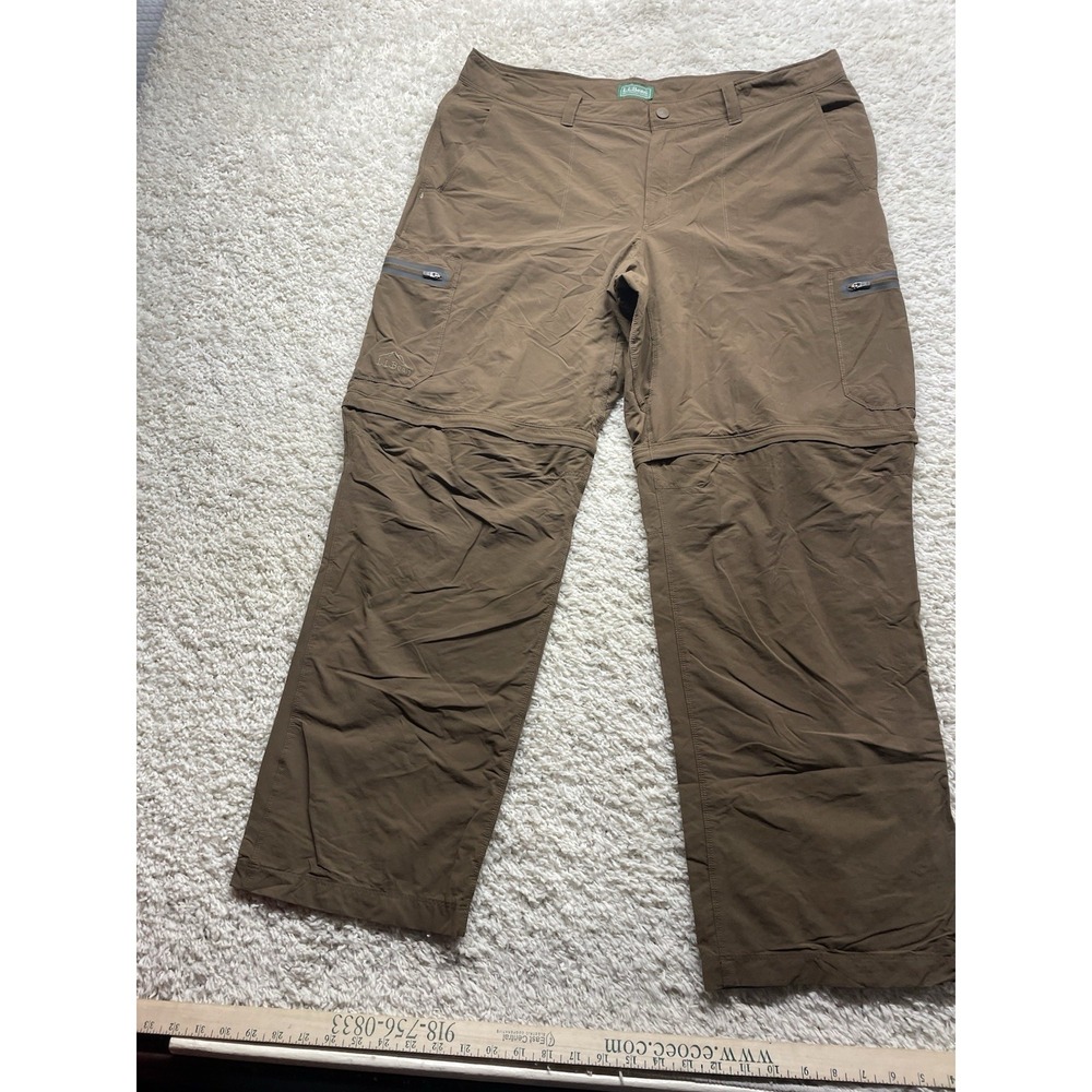LL Bean Hiking Zip Off Pants Men's 40x32 EUC